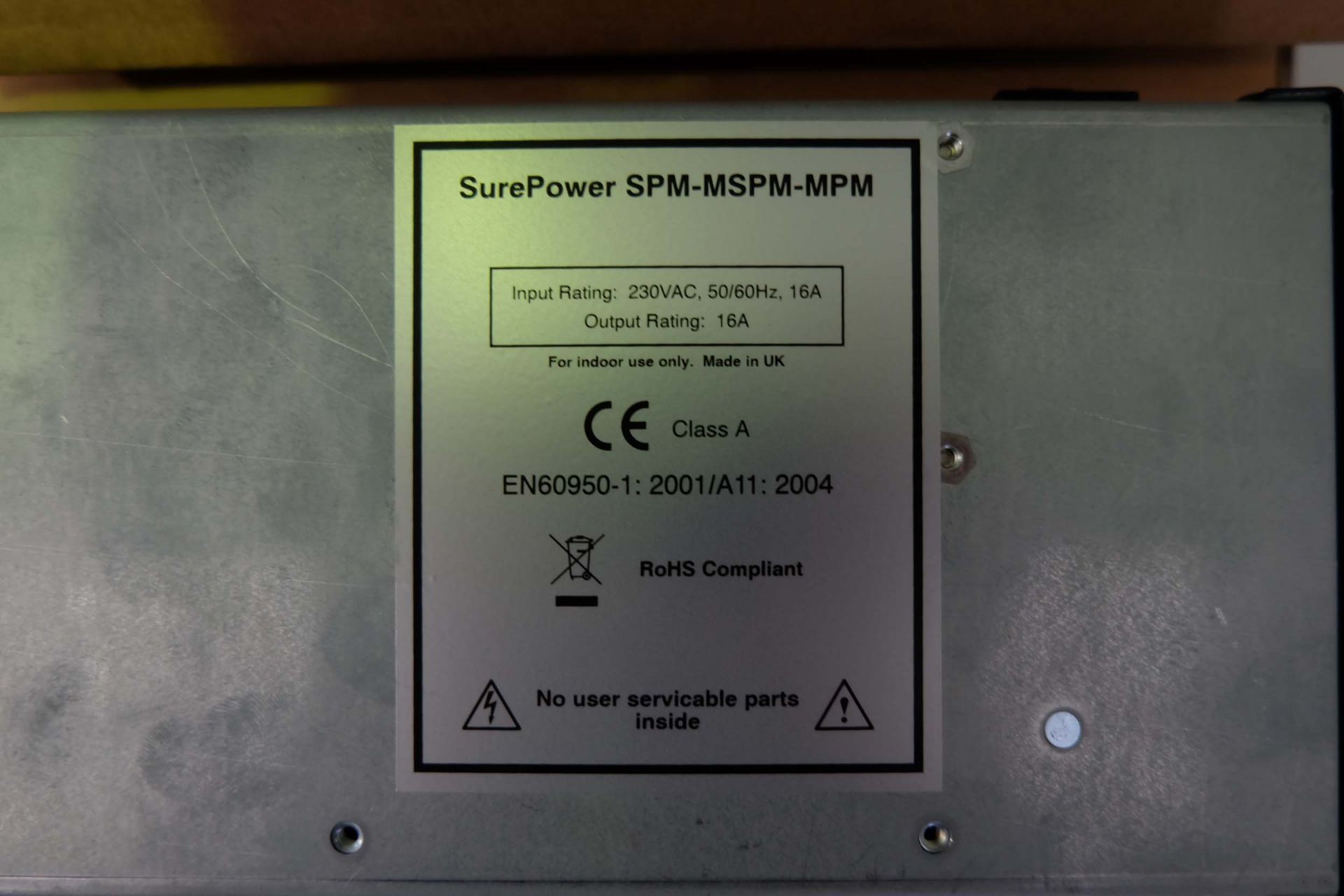 8 x Sure Power -MSPM - 16 Power Packs With 16 Amp Circuit Breaker - Image 4 of 5