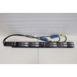 HP Power Monitoring PDU-S2132. Input: 1 Phase (2W - + END) 32 Amp Max. Output: 72 x 10 Amp & 6 x 16