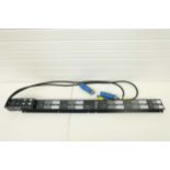 HP Power Monitoring PDU-S2132. Input: 1 Phase (2W - + END) 32 Amp Max. Output: 72 x 10 Amp & 6 x 16