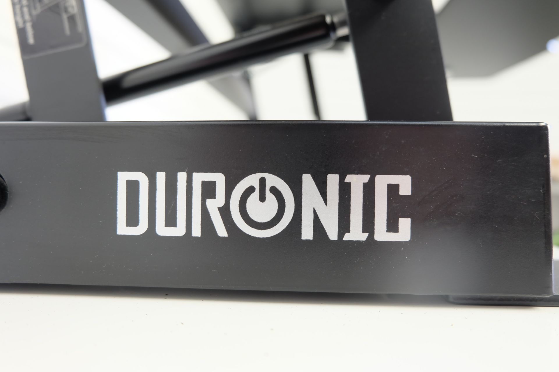 DURONIC Adjustable Standing Desk. Variable Heights. Keyboard Shelf. 36" Wide. 16.5" Max Height. - Image 3 of 4