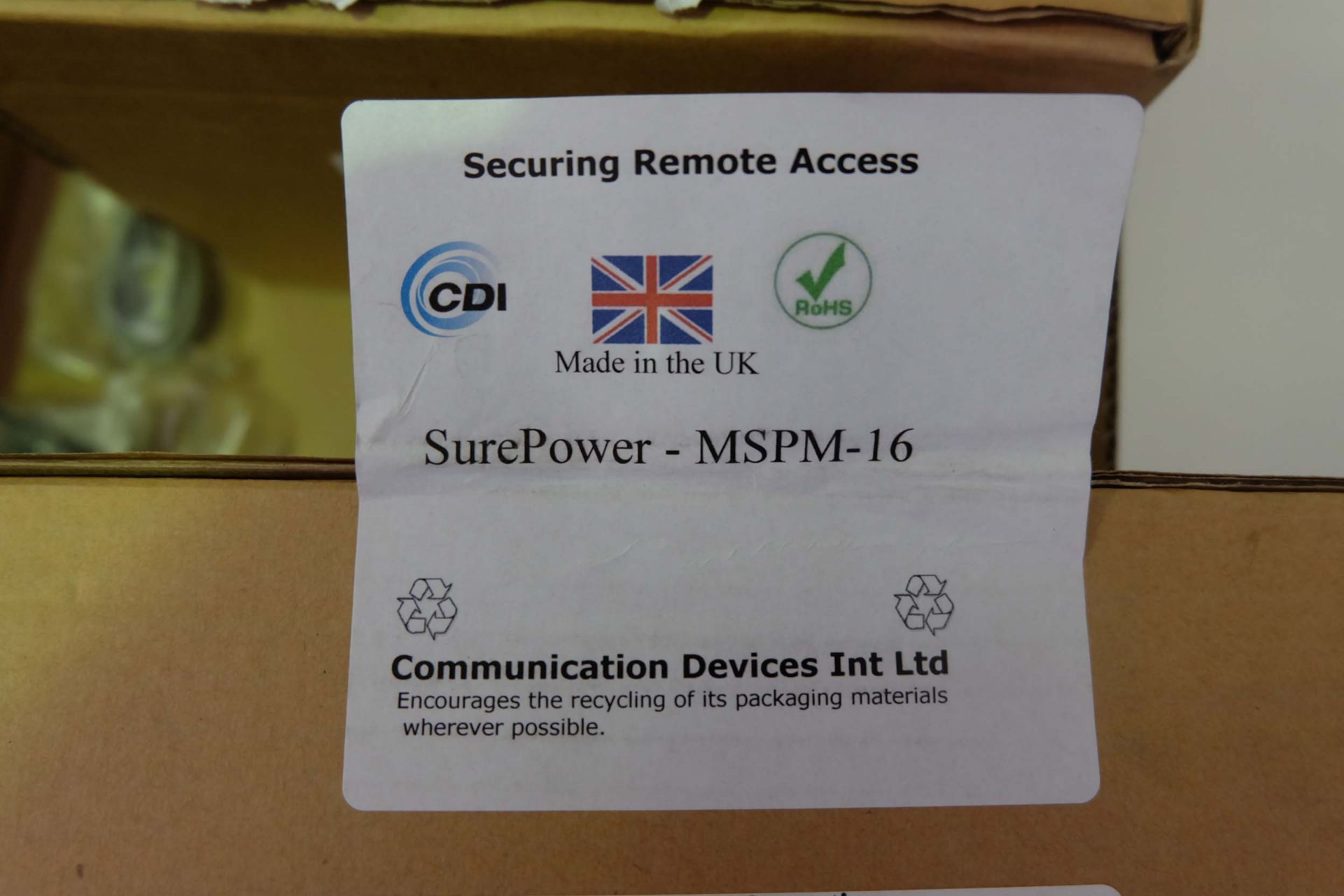 6 x Sure Power -MSPM - 16 Power Packs With 16 Amp Circuit Breaker - Bild 5 aus 5