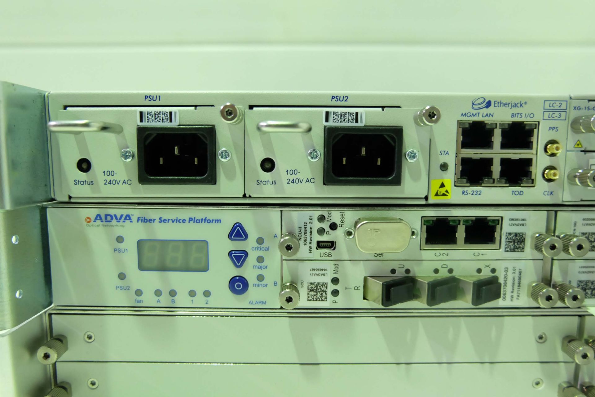 ADVA Type FSP 3000 R7-1HU-R Fibre Service Platform + ADVA Model SH1HU/Passive Unit. + ADVA Model FSP - Image 2 of 9