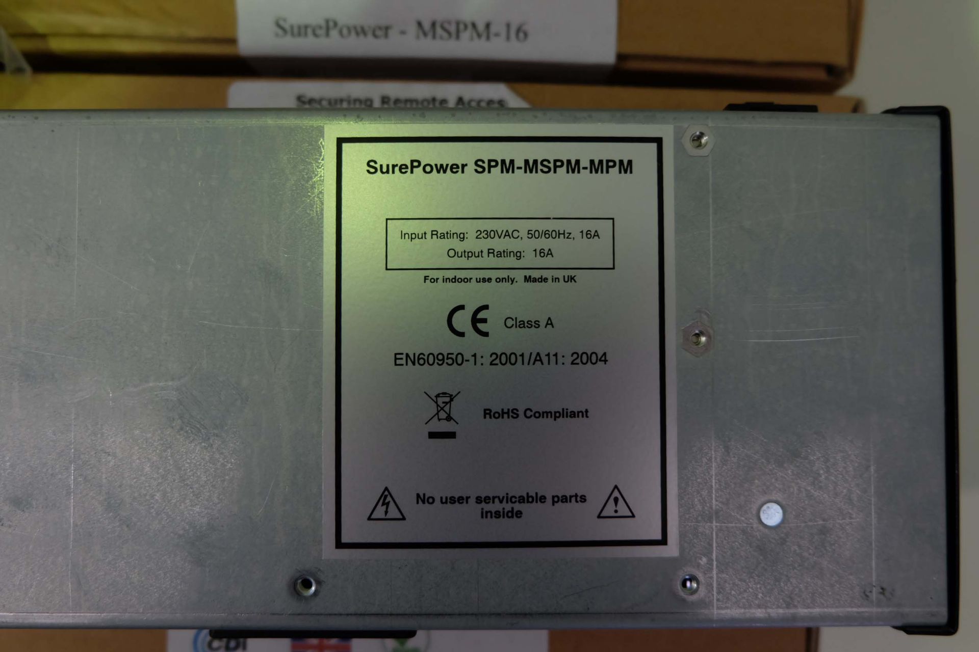 8 x Sure Power -MSPM - 16 Power Packs With 16 Amp Circuit Breaker - Image 4 of 5