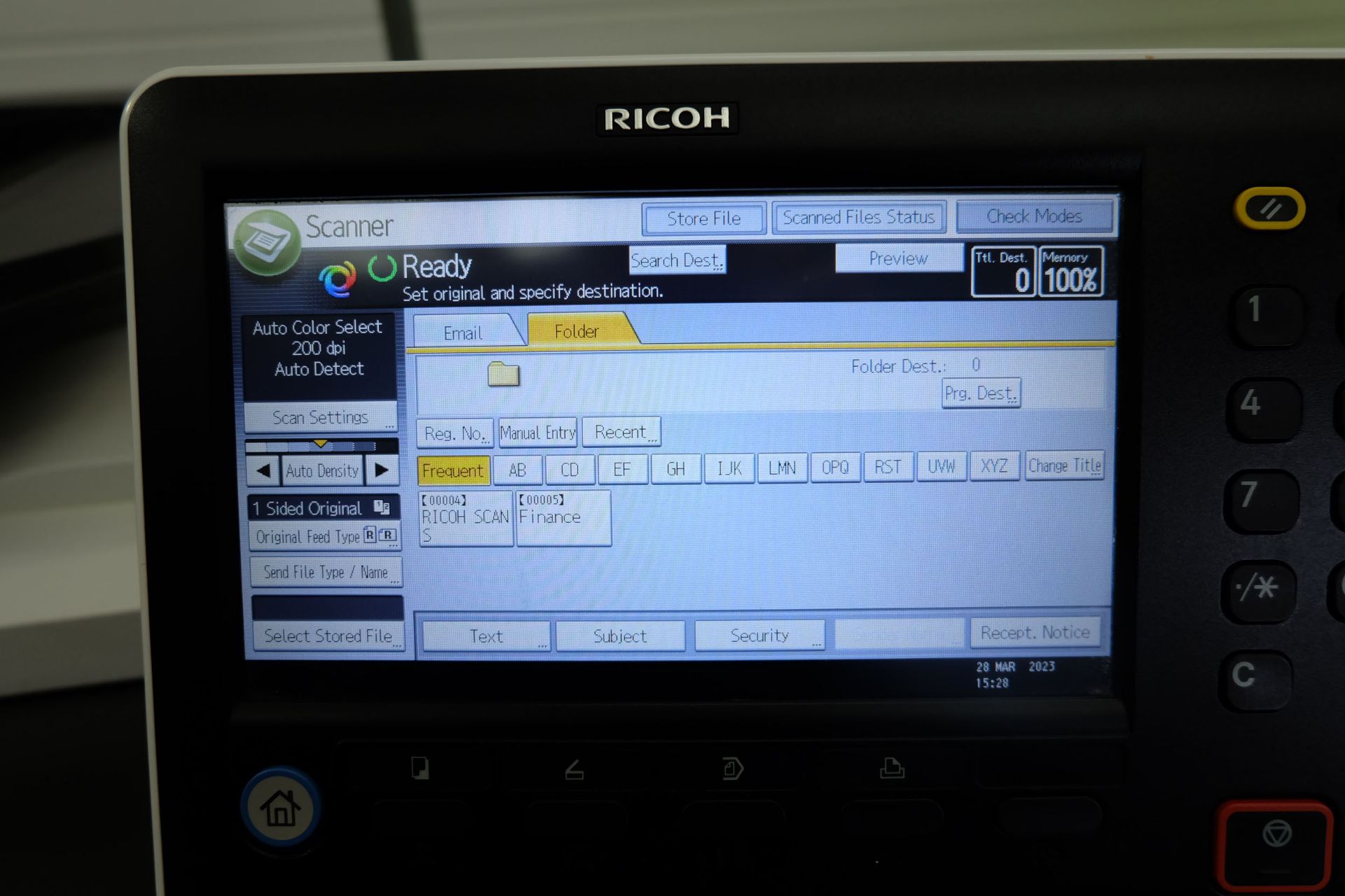 Ricoh Pro C5200s Colour Production Printer. Prints upto 65ppm. Paper Weight Upto 360g/m2. Max Sheet - Bild 17 aus 23