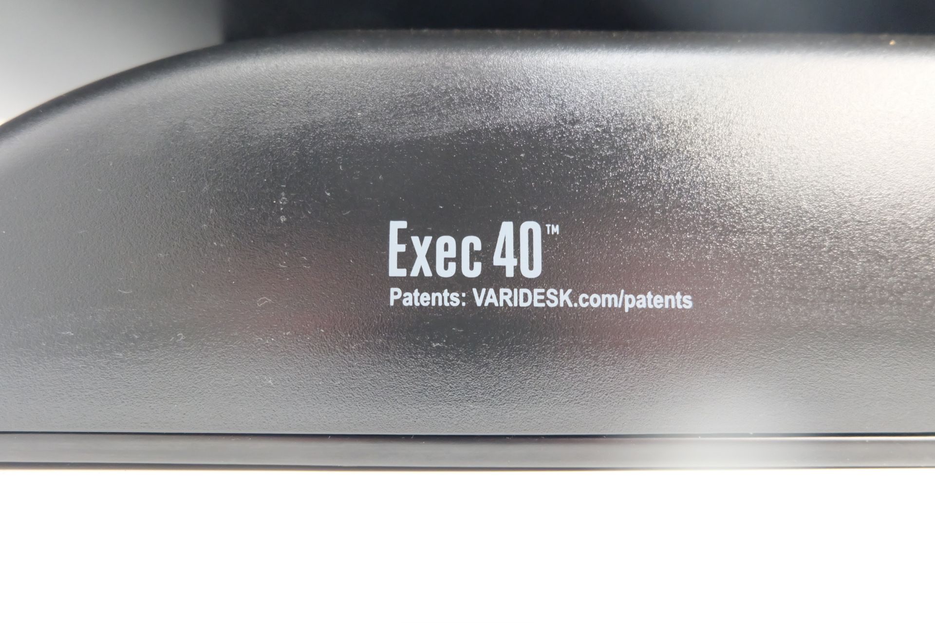 Varidesk.com Exec40 Adjustable Standing Desk. Variable Heights. Adjustable Keyboard Shelf. 40" Wide. - Image 3 of 5