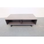 Coffee Table With Divided Shelf. Size 1210mm x 610mm x 410mm High.