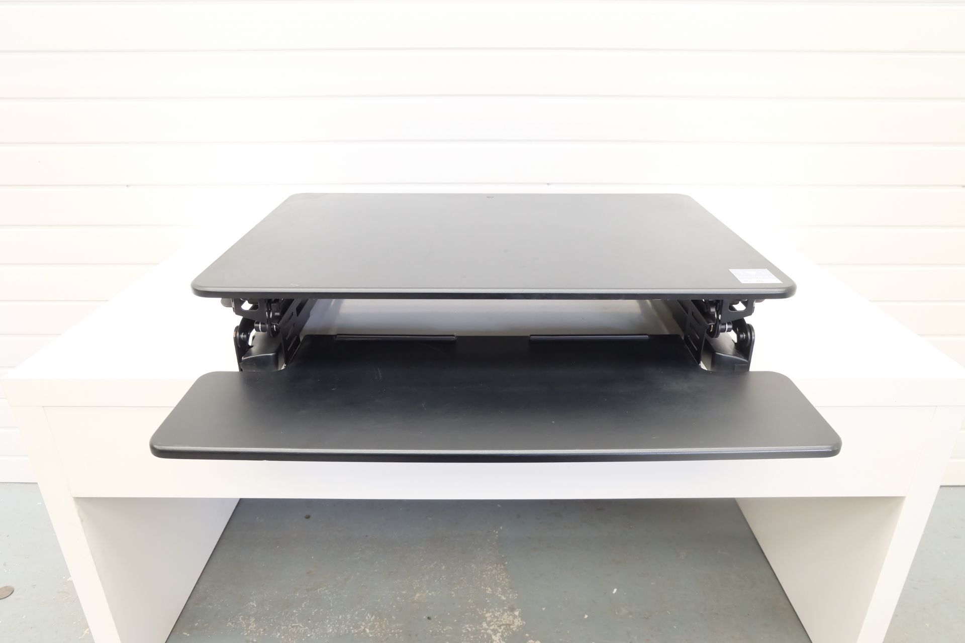 YO-YO DESK Adjustable Standing Desk. Variable Heights. Keyboard Shelf. 35" Wide. 20" Max Height. - Image 4 of 5