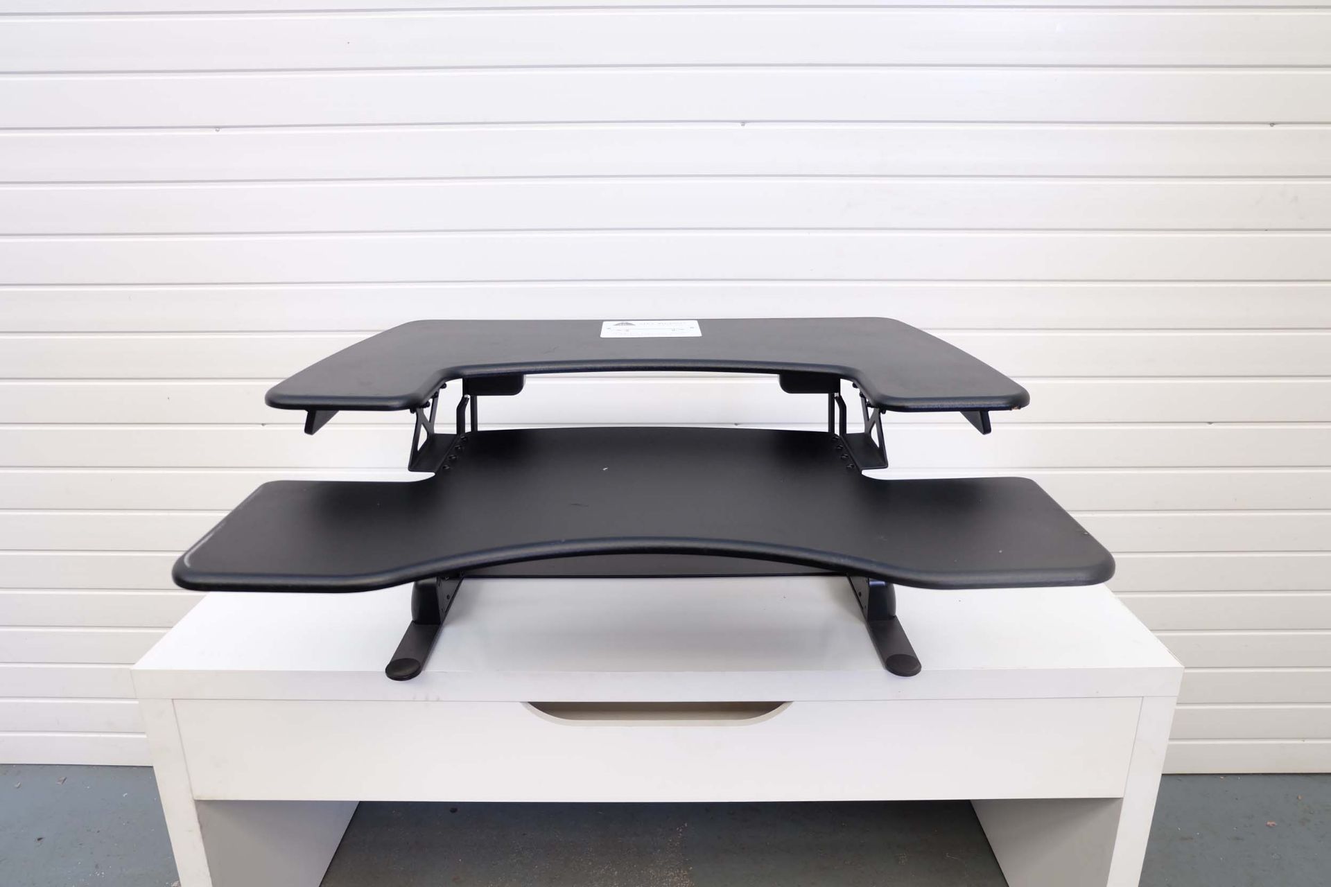 Varidesk.com ProPlus 36 Adjustable Standing Desk. Variable Heights. 36" Wide. 17.5" Max Height. Max