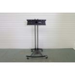Unicol Ehibition T.V Media Stand on Wheels. Size 880mm x 640mm x 1640mm High.