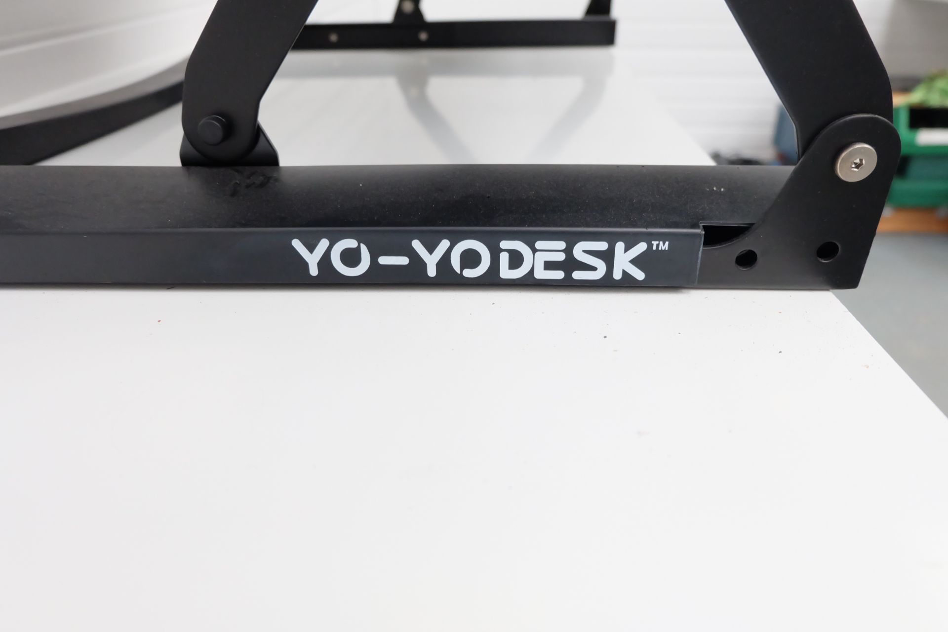 YO-YO DESK Adjustable Standing Desk. Variable Heights. Keyboard Shelf. 35" Wide. 20" Max Height. - Image 3 of 4