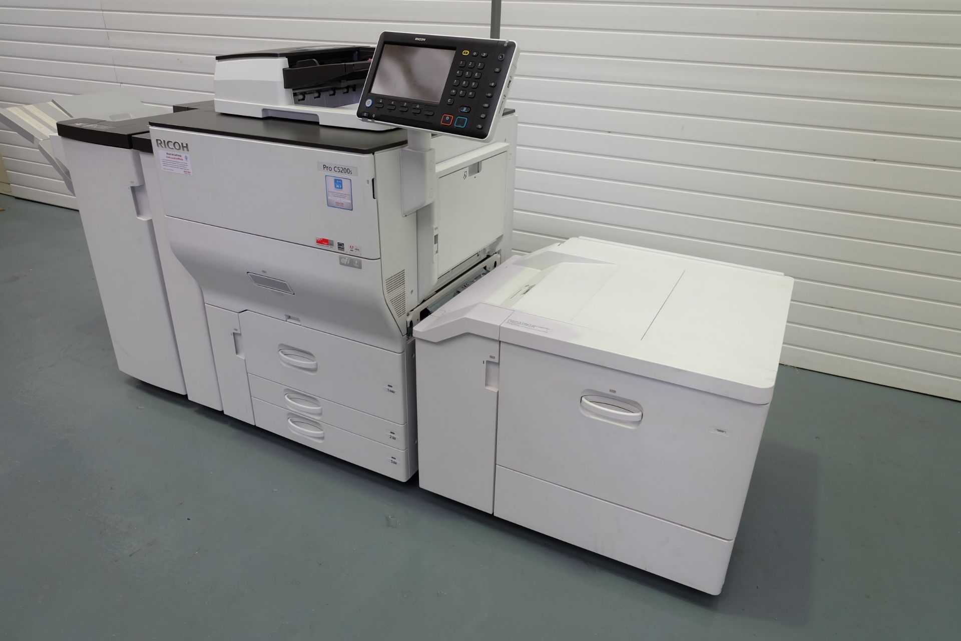 Ricoh Pro C5200s Colour Production Printer. Prints upto 65ppm. Paper Weight Upto 360g/m2. Max Sheet - Bild 2 aus 23