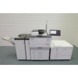 Ricoh Pro C5200s Colour Production Printer. Prints upto 65ppm. Paper Weight Upto 360g/m2. Max Sheet
