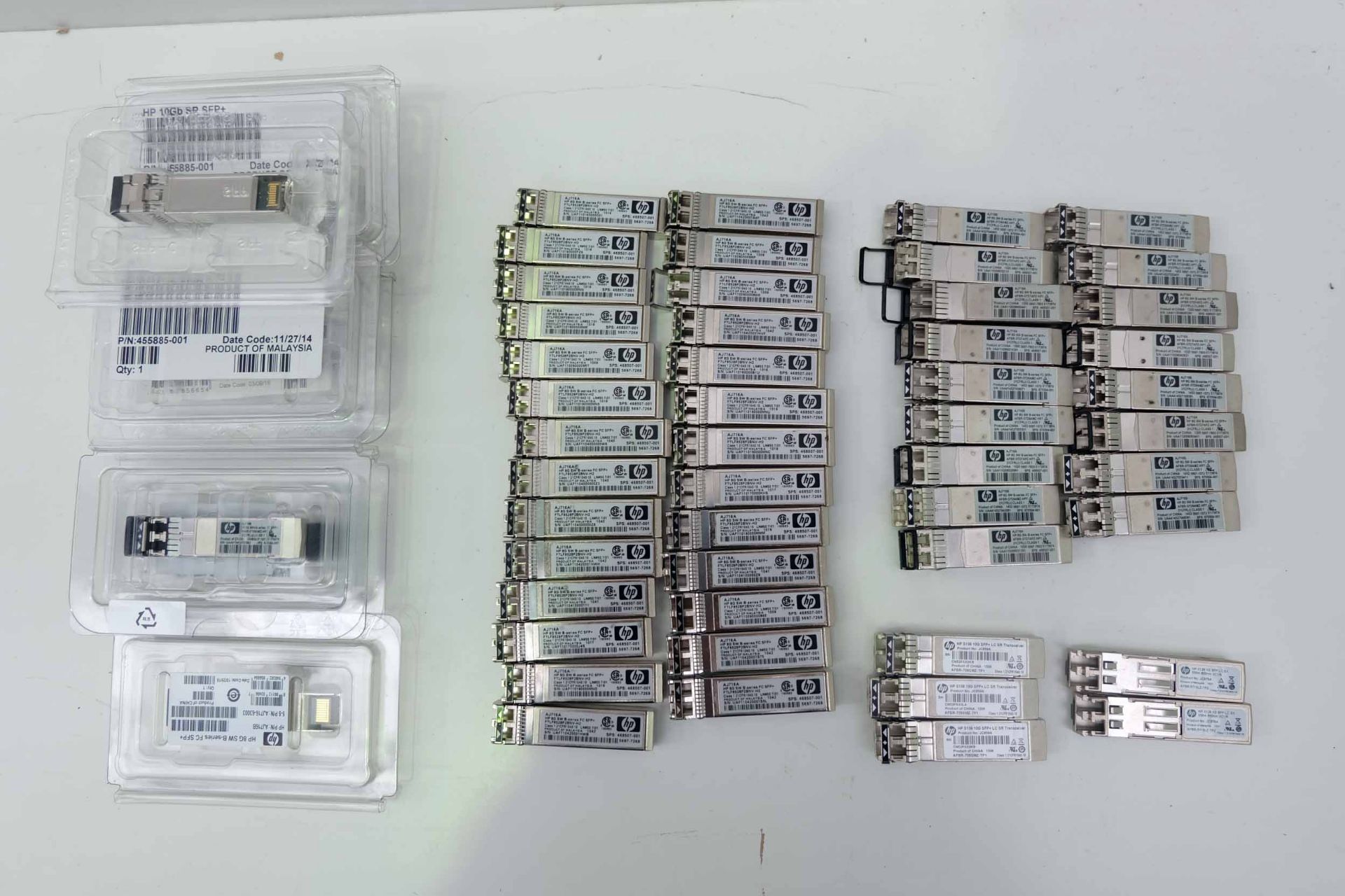 57 x HP Fibre Optic Transceivers