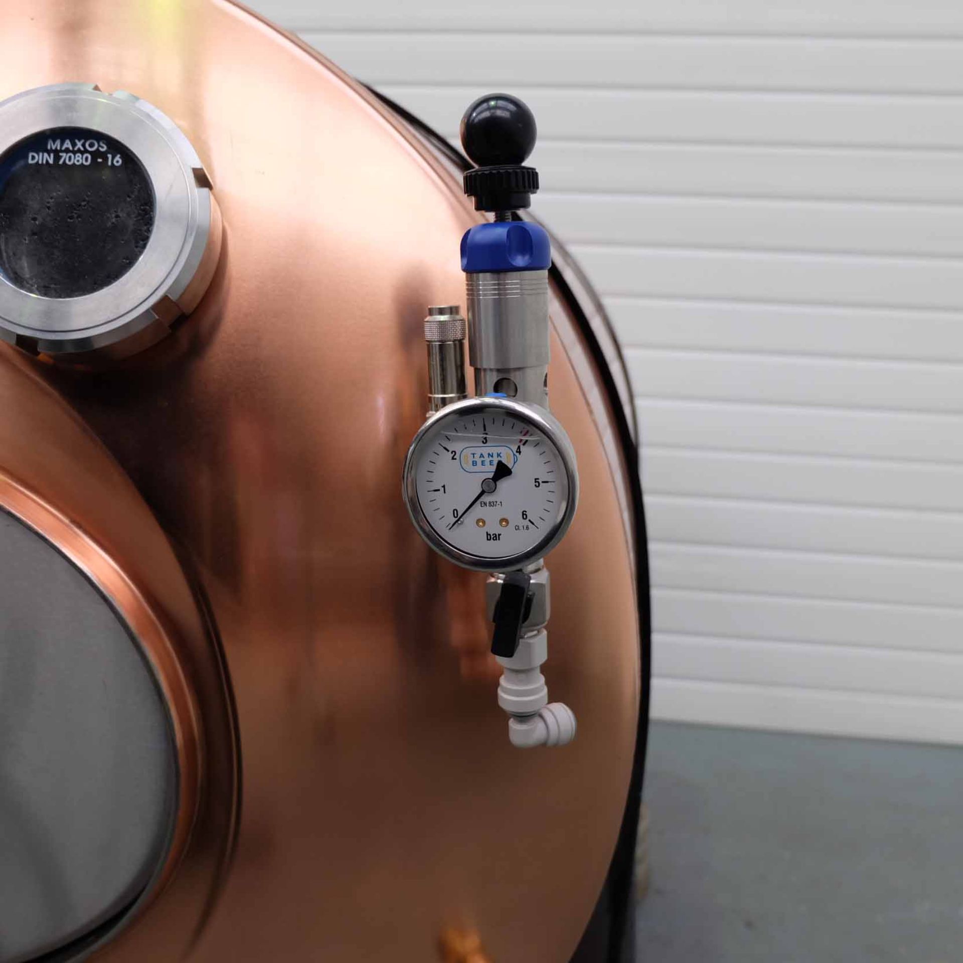 Paul Mueller Ltd. (Missouri USE) Copper Serving Beer Tank. Model 500Ltr. With Self Cooling Bag in Ta - Image 9 of 13