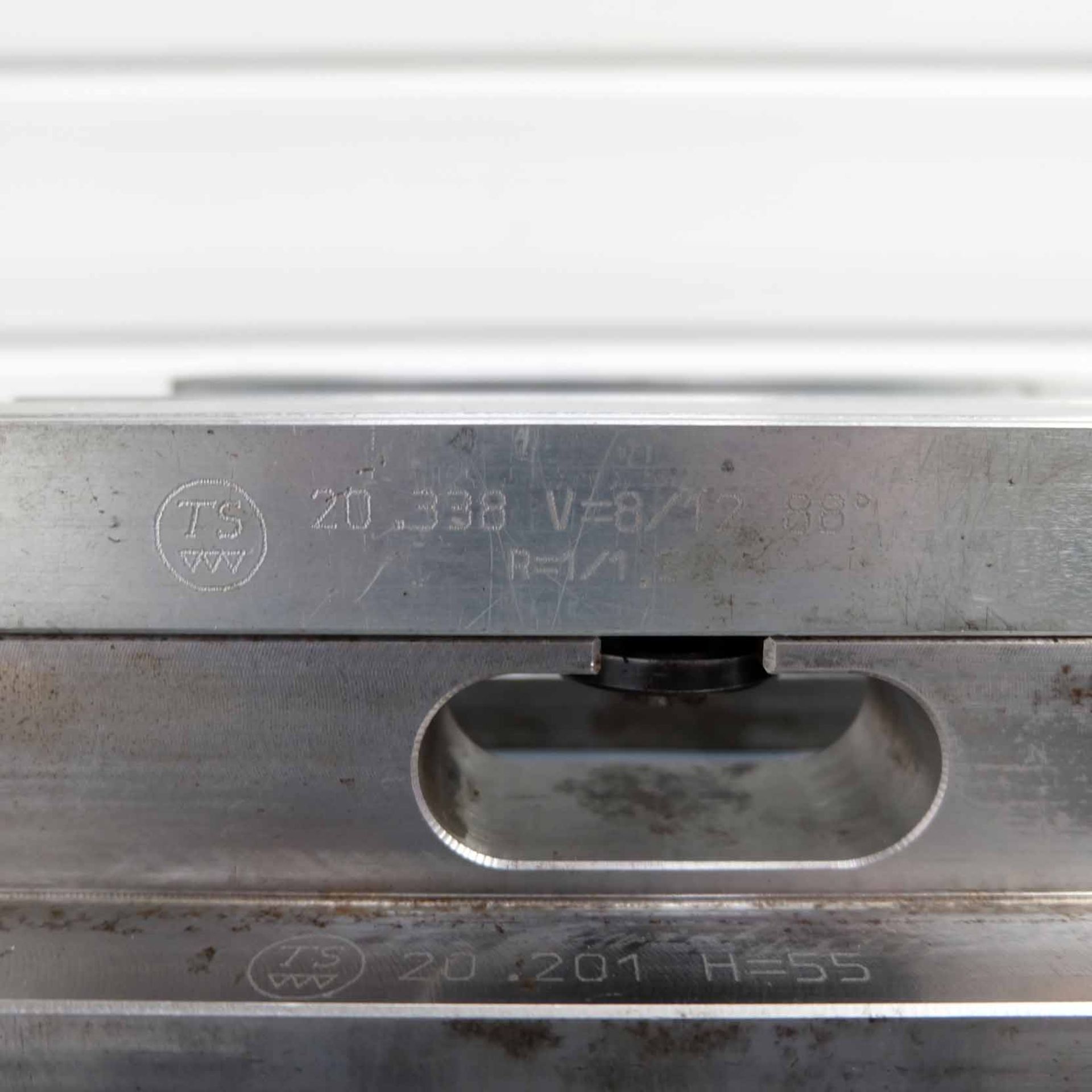 Tecnostamp 20.338 88 Degree 8mm & 12mm Double Vee Bottom Press Brake Die Tools. With 20.201 H = 55 D - Image 6 of 7