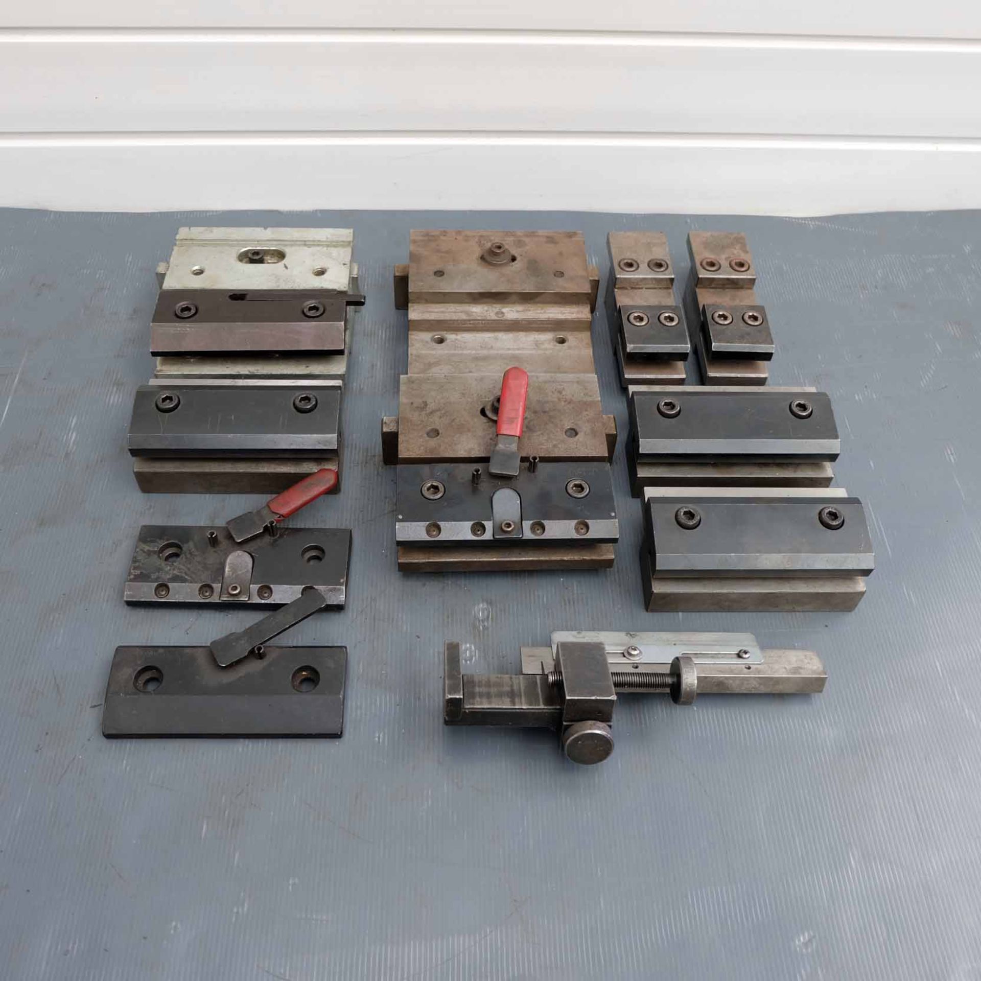 Quantity of Miscalaneous Press Brake Top Tool Clamps. Various Makes & Styles.