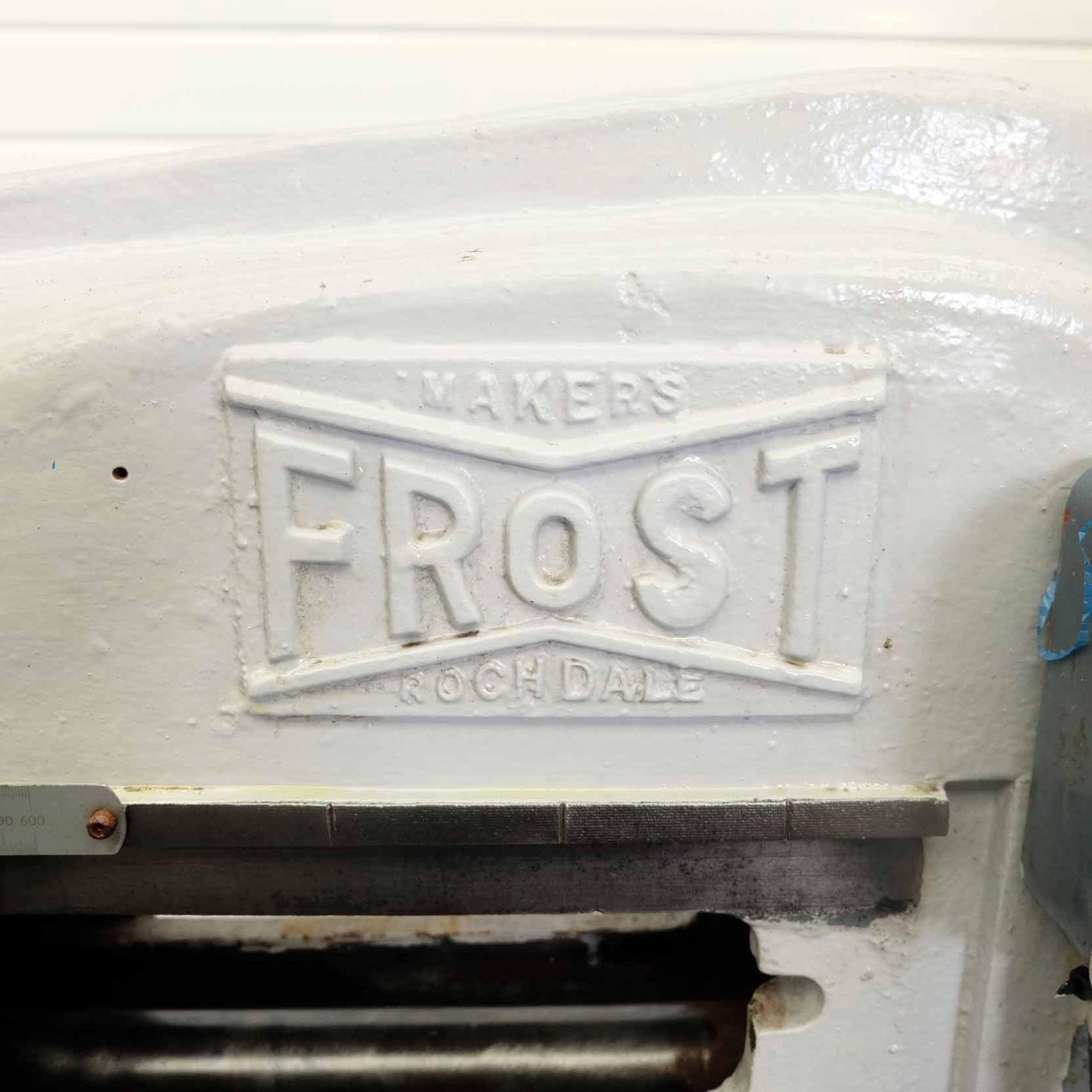 Frost Swaging Machine. Throat Depth 36" Approx. With Tailstock. Motor 3 Phase, 1 HP. - Image 7 of 10