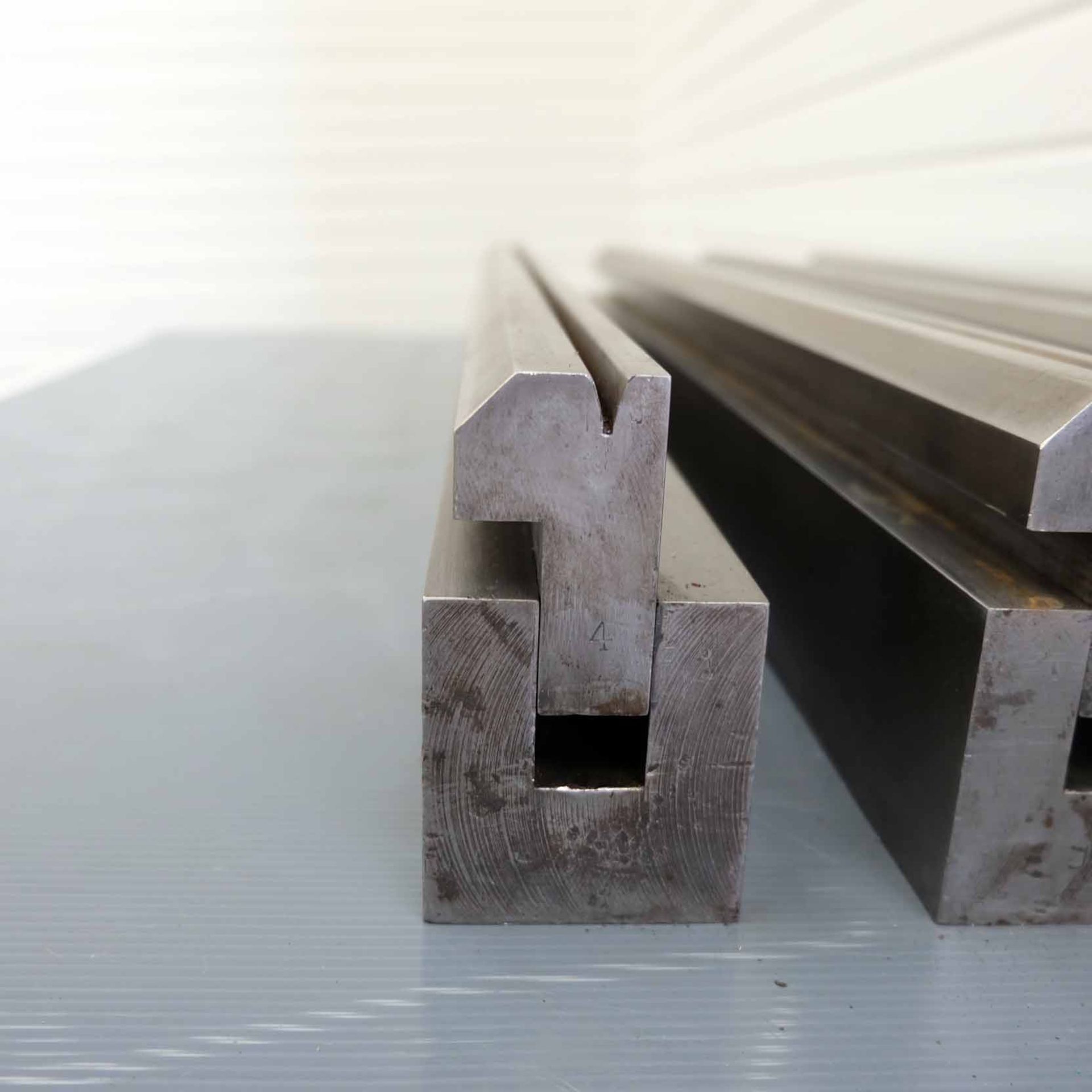 Spring Loaded Hemming Type Bottom Press Brake Tooling. 4 x 835mm Long x ...