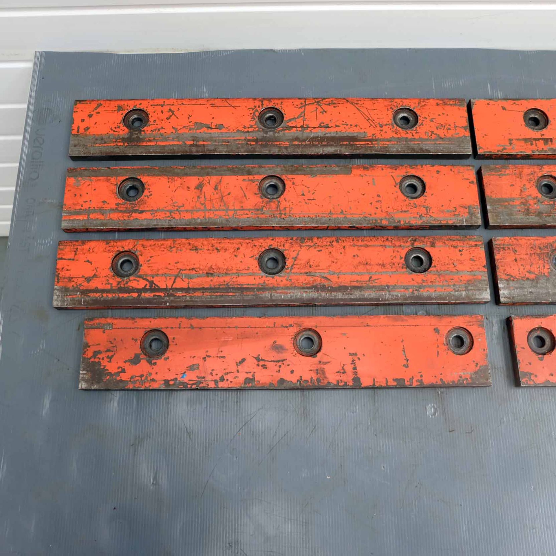 Set of 7 Top Tool Clamps for Press Brakes. 6 x 500mm Long. 2 x 450mm Long. - Image 4 of 5