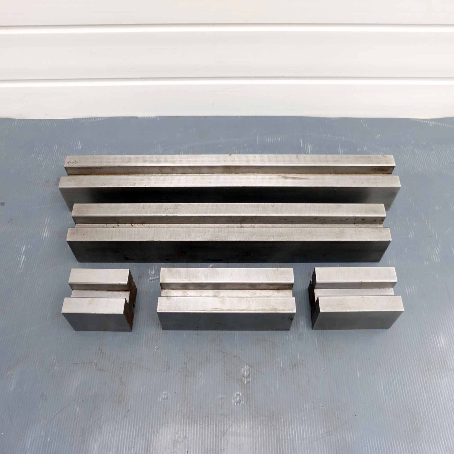 60mm Square Bottom Press Brake Tooling. With 3 Grooves: 6mm, 10mm, 18mm. Lengths 75mm, 100mm, 166mm, - Image 4 of 8