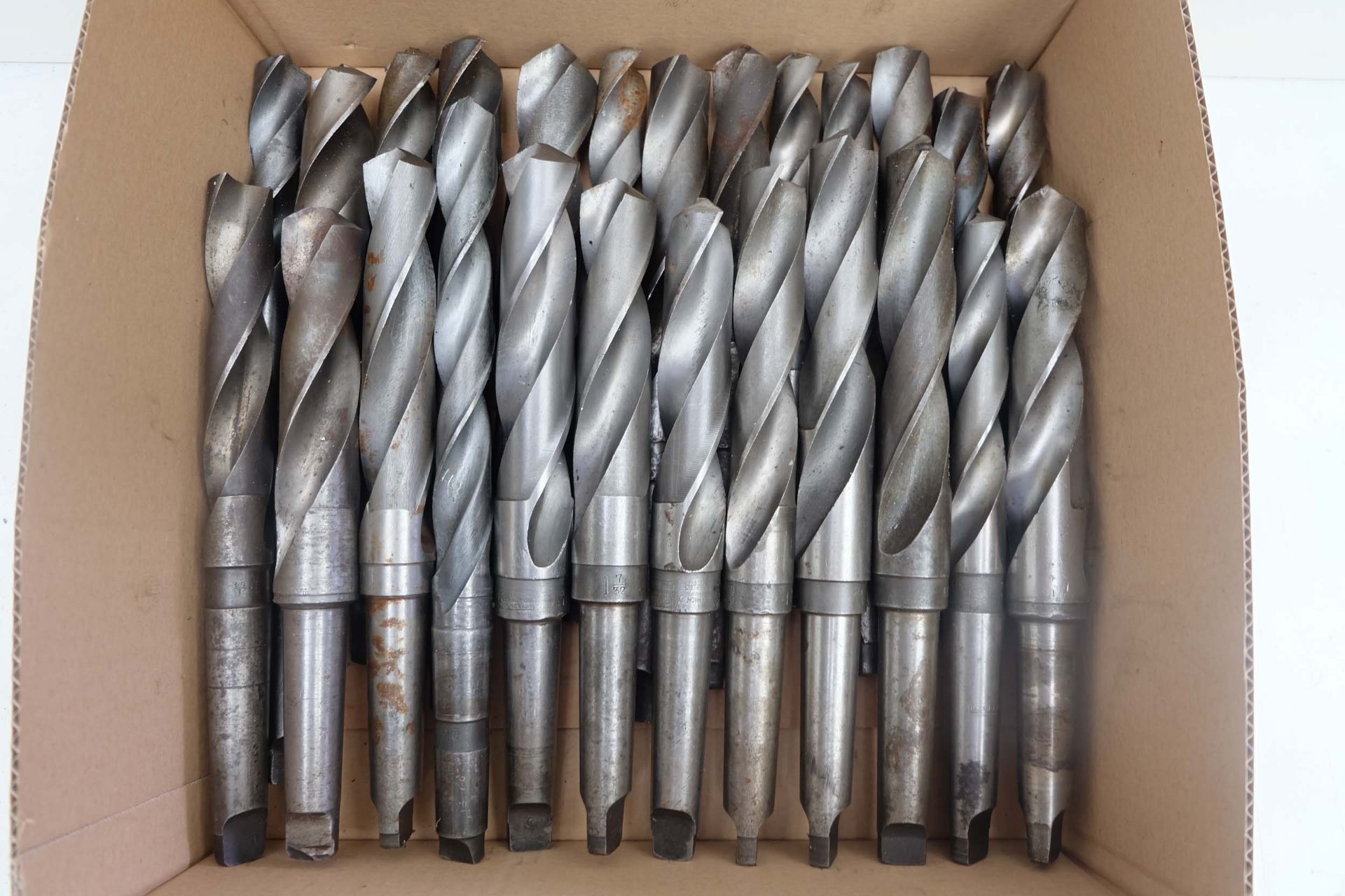 Quantity of Twist Drills. Sizes upto 1 3/8". All No.3 Morse Taper.