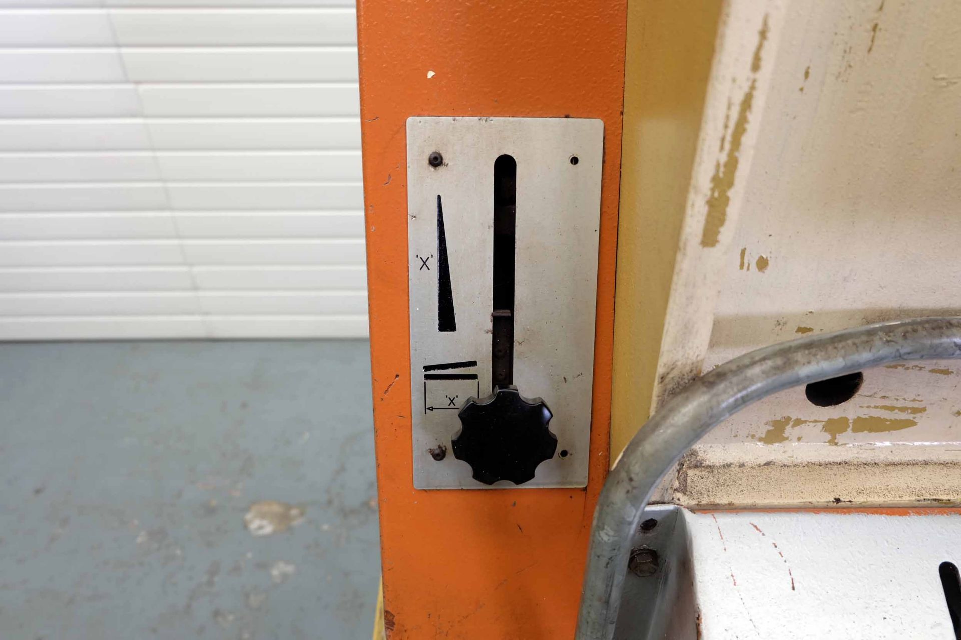 Edwards Model G.M 3m Guillotine. Capacity 6.5mm x 3080mm. Elgo Electric Control. Power Back Gauge. - Image 7 of 12