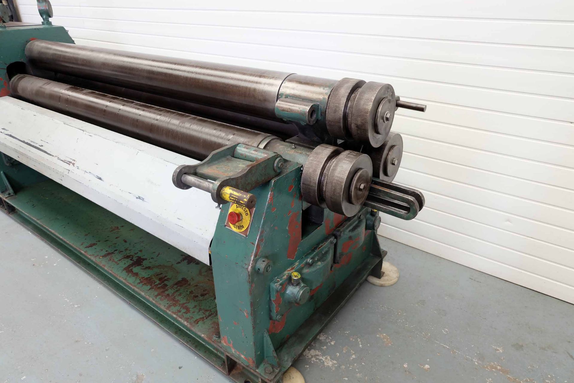 I.M.C.A.R. Powered Pyramid Sheet Metal Rolls. Length of Rolls 2050mm. Diameter of Rolls 185mm Top & - Image 10 of 15