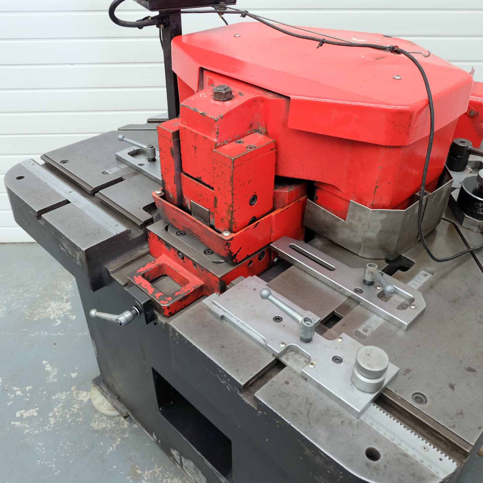 Amada CSHW-220 Double Sided Hydraulic Corner Notcher. With Punch & Cropping Attachments. Capacity 22 - Image 13 of 19