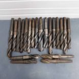 Quantity of 4 MT Twist Drills. Various Sizes.