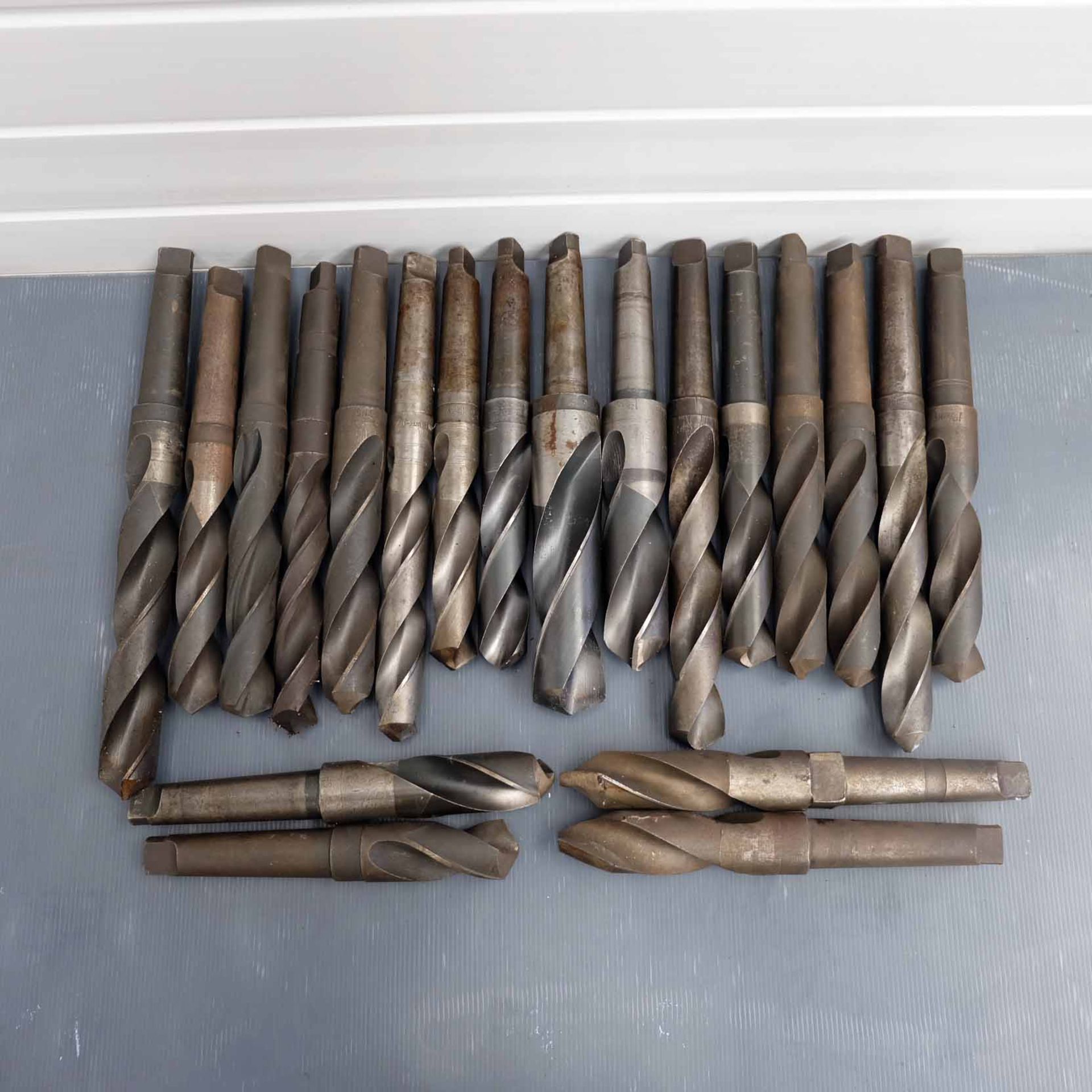 Quantity of 4 MT Twist Drills. Various Sizes.