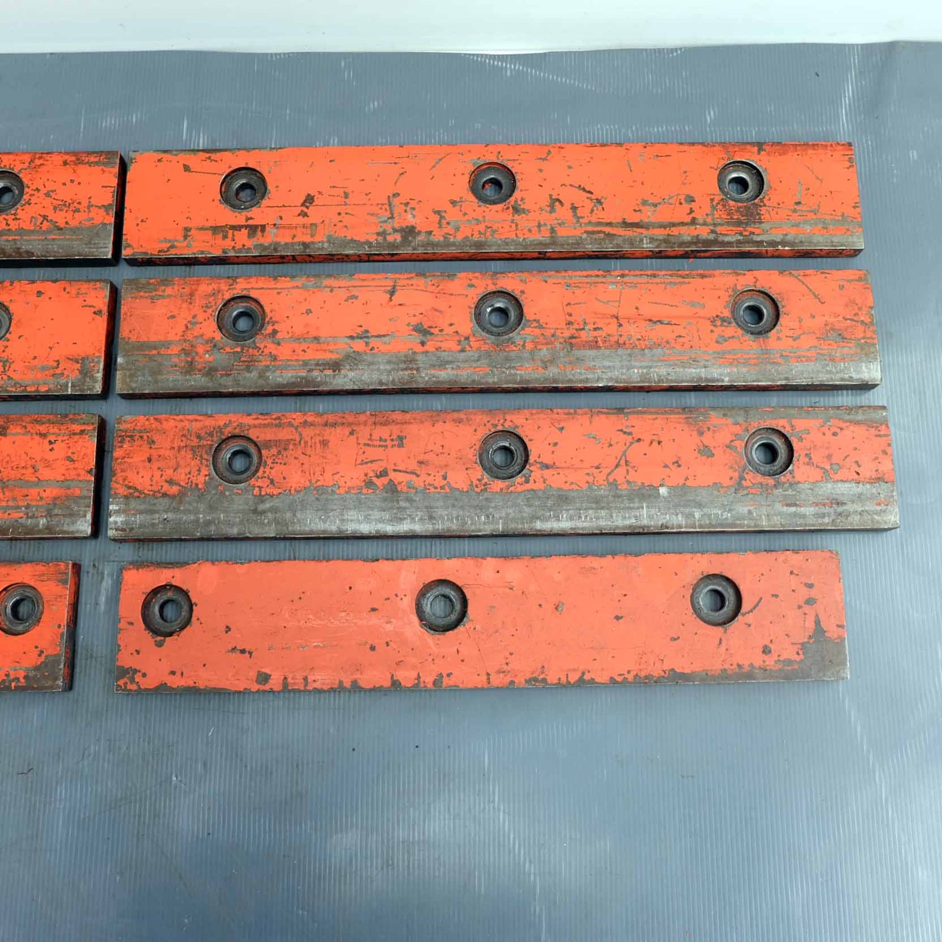 Set of 7 Top Tool Clamps for Press Brakes. 6 x 500mm Long. 2 x 450mm Long. - Image 3 of 5