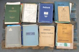 Quantity of Machine Manuals & Pamphlets.