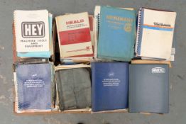 Quantity of Machine Manuals & Pamphlets.