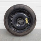 Land Rover Space Saver Wheel With Continental T175/80 R19 50MPH Tyre. Unused.