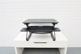 YO-YO DESK Adjustable Standing Desk. Variable Heights. Keyboard Shelf. 35