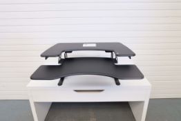 Varidesk.com Model 49900 Adjustable Standing Desk. Variable Heights. 36