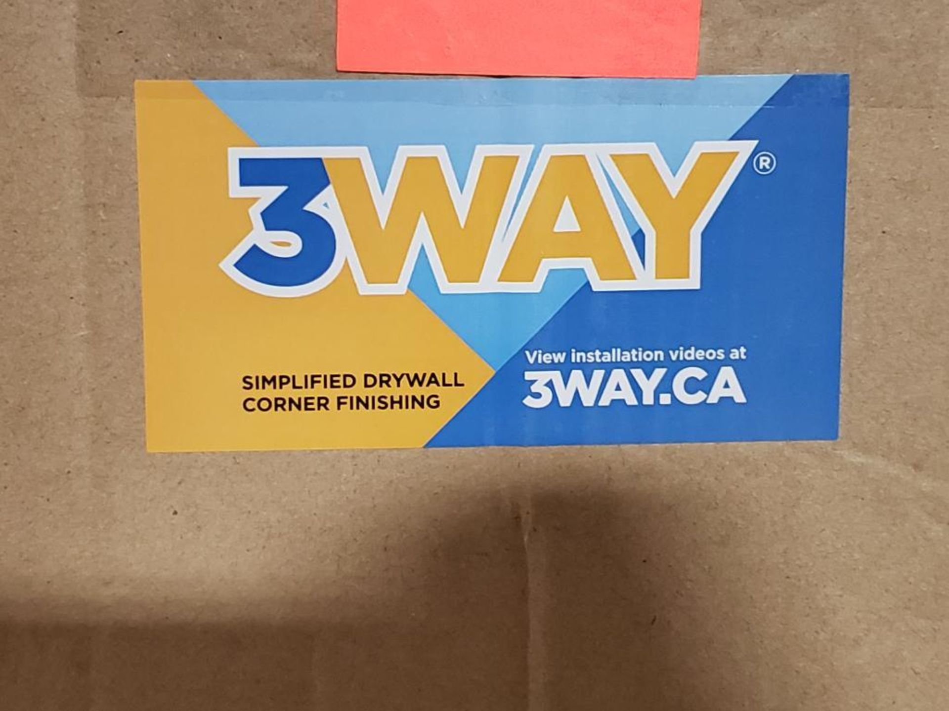 Qty 450 - 3WAY inside drywall corner finishing. 9 boxes of 50. - Image 2 of 3