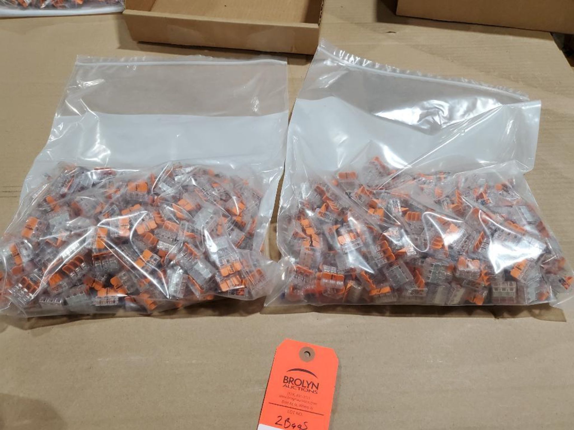Qty 2 bags of Assorted Wago 221 series lever nut.