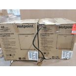 Qty 2 - Hotpoint 48Liter compact refrigerator.