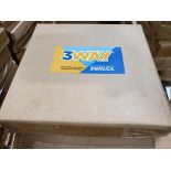 Qty 350 - 3WAY inside drywall corner finishing. 9 boxes of 50.