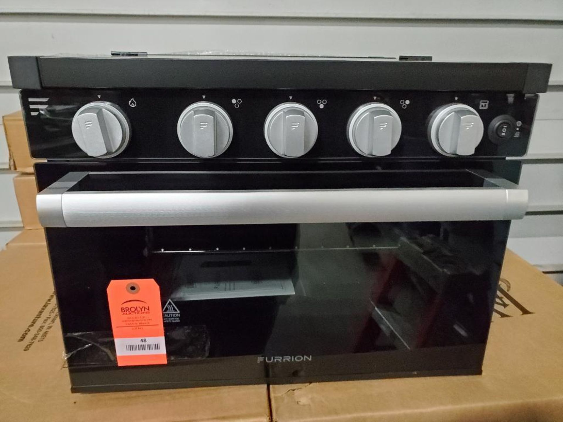 Furrion FGR17G3A2-BG 3-Burner gas oven range.