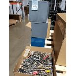 Qty 3 - Assorted parts drawers and box of allen wrenches.
