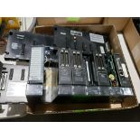 Assorted GE Fanuc PLC modules / cards and backplanes.