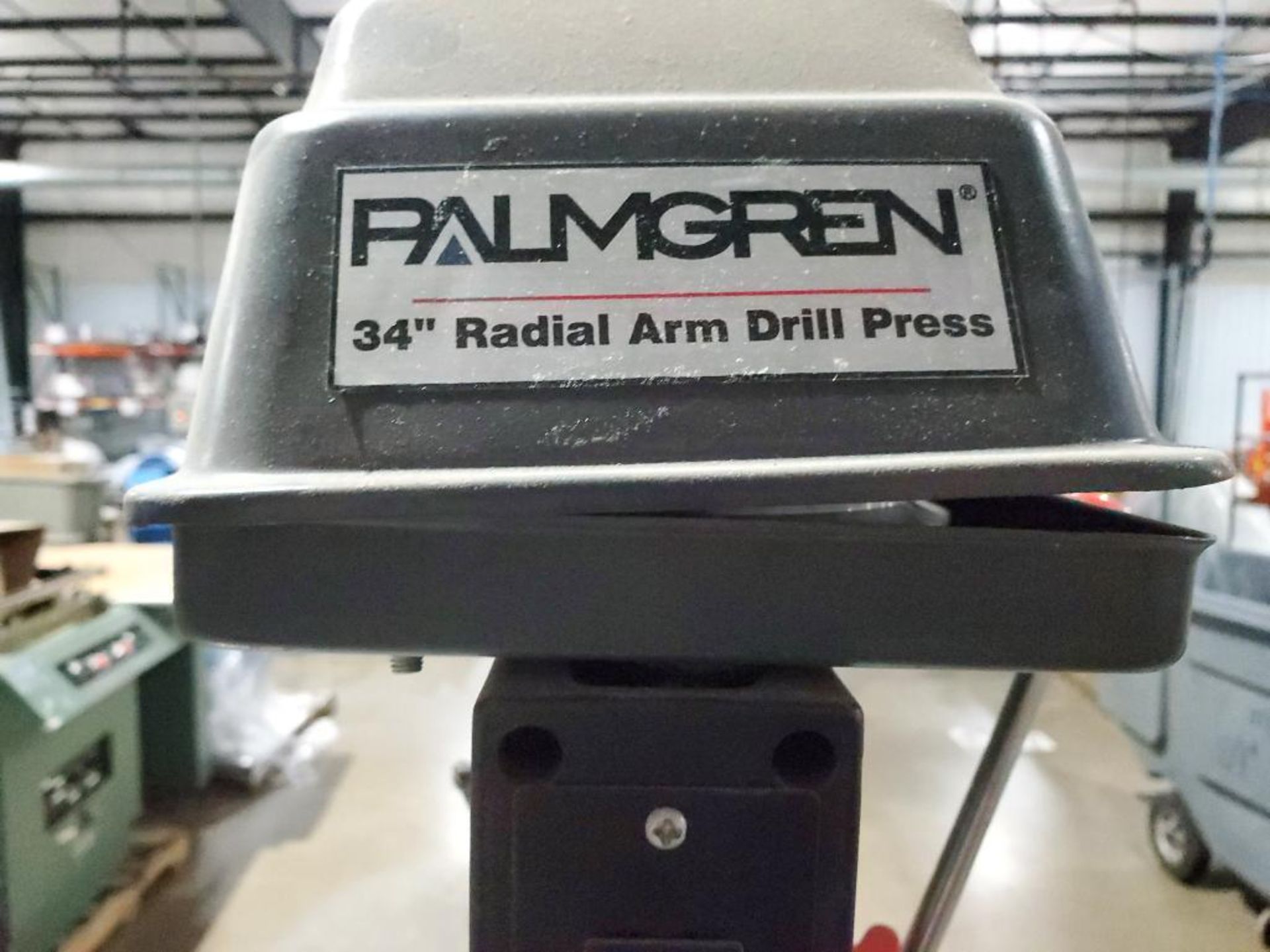 Palgren 34in radial arm drill press. 5 speed. Model 80341A. - Image 6 of 12