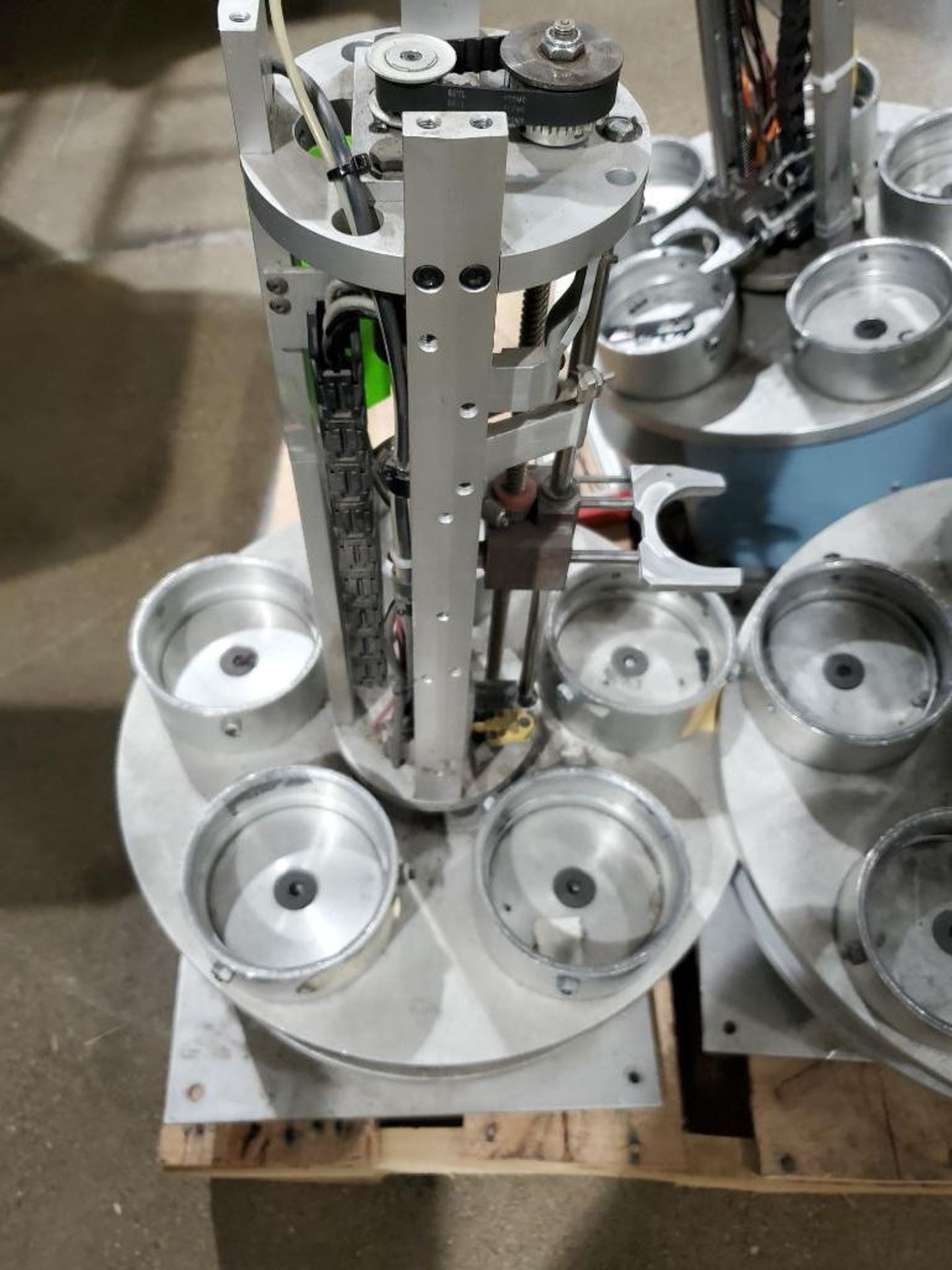 Aluminum machine carousel.