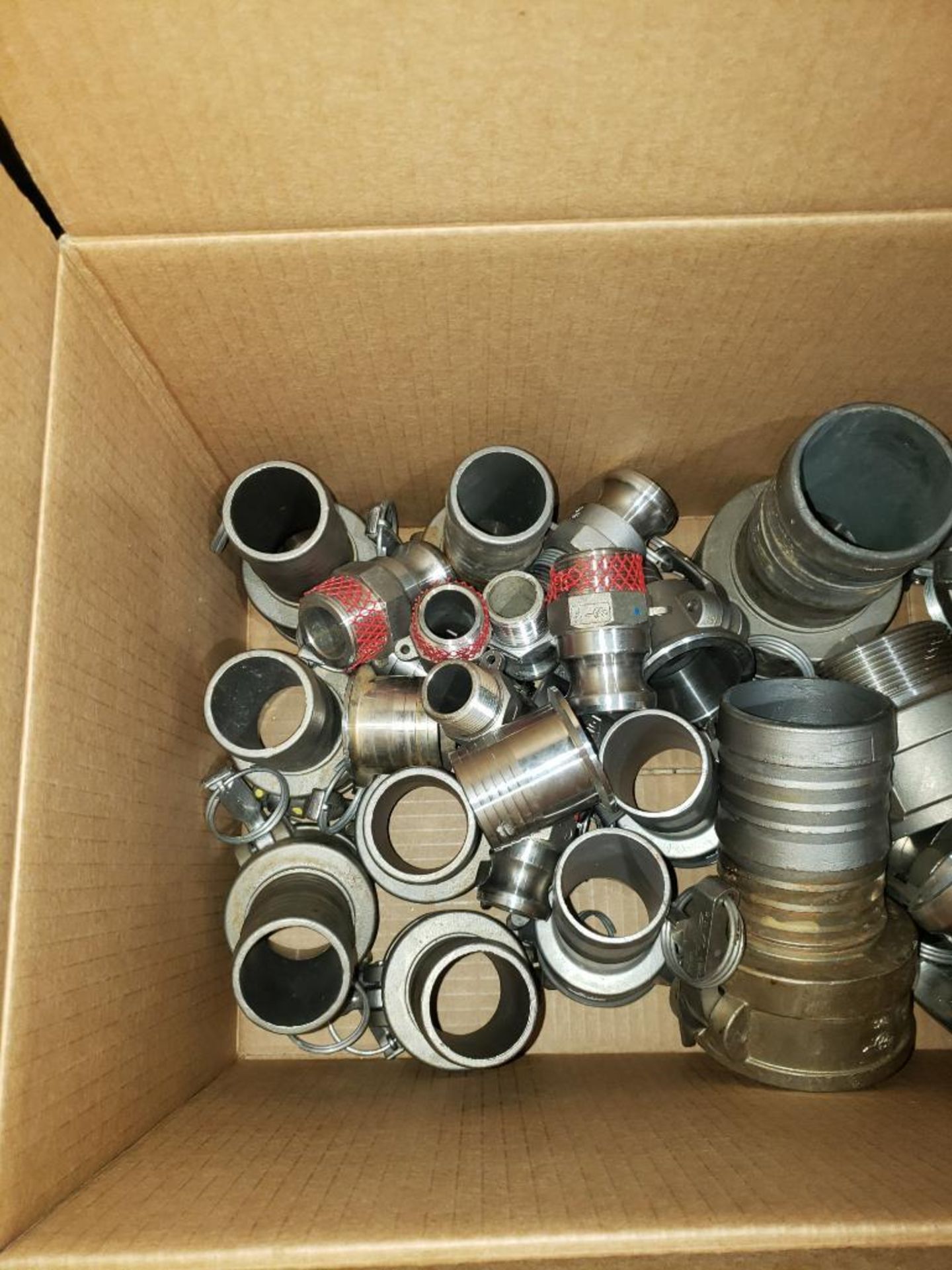 Box of assorted stainless fittings. - Image 2 of 4