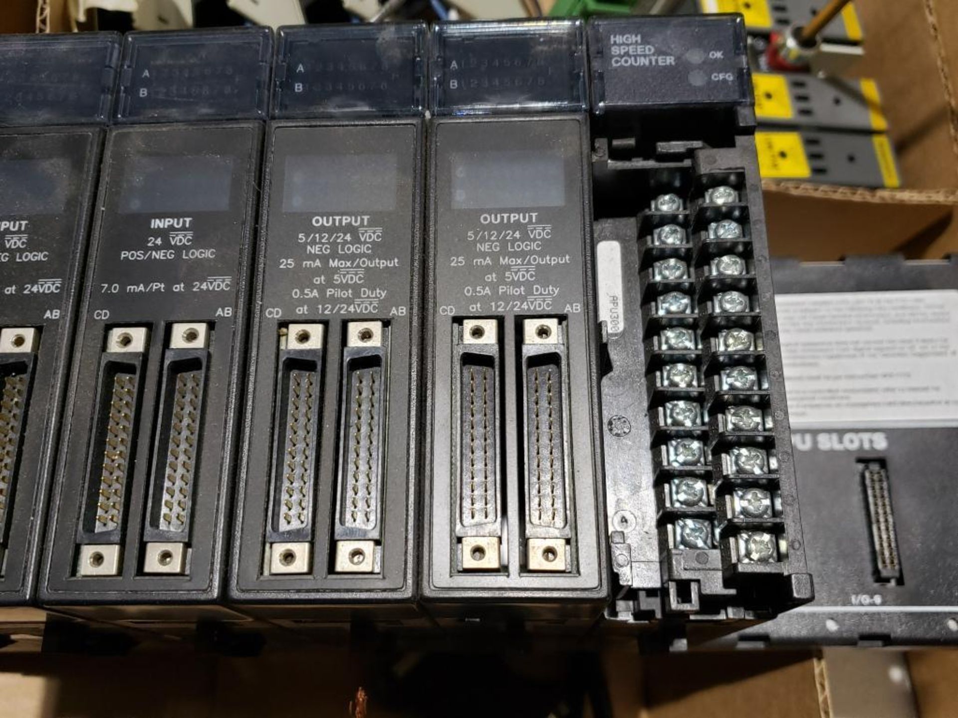 Qty 2 - GE Fanuc series 90-30 PLC rack with assorted cards, and, power supply etc. - Image 4 of 6