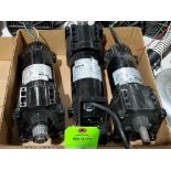 Qty 3 - Bison gearmotors.