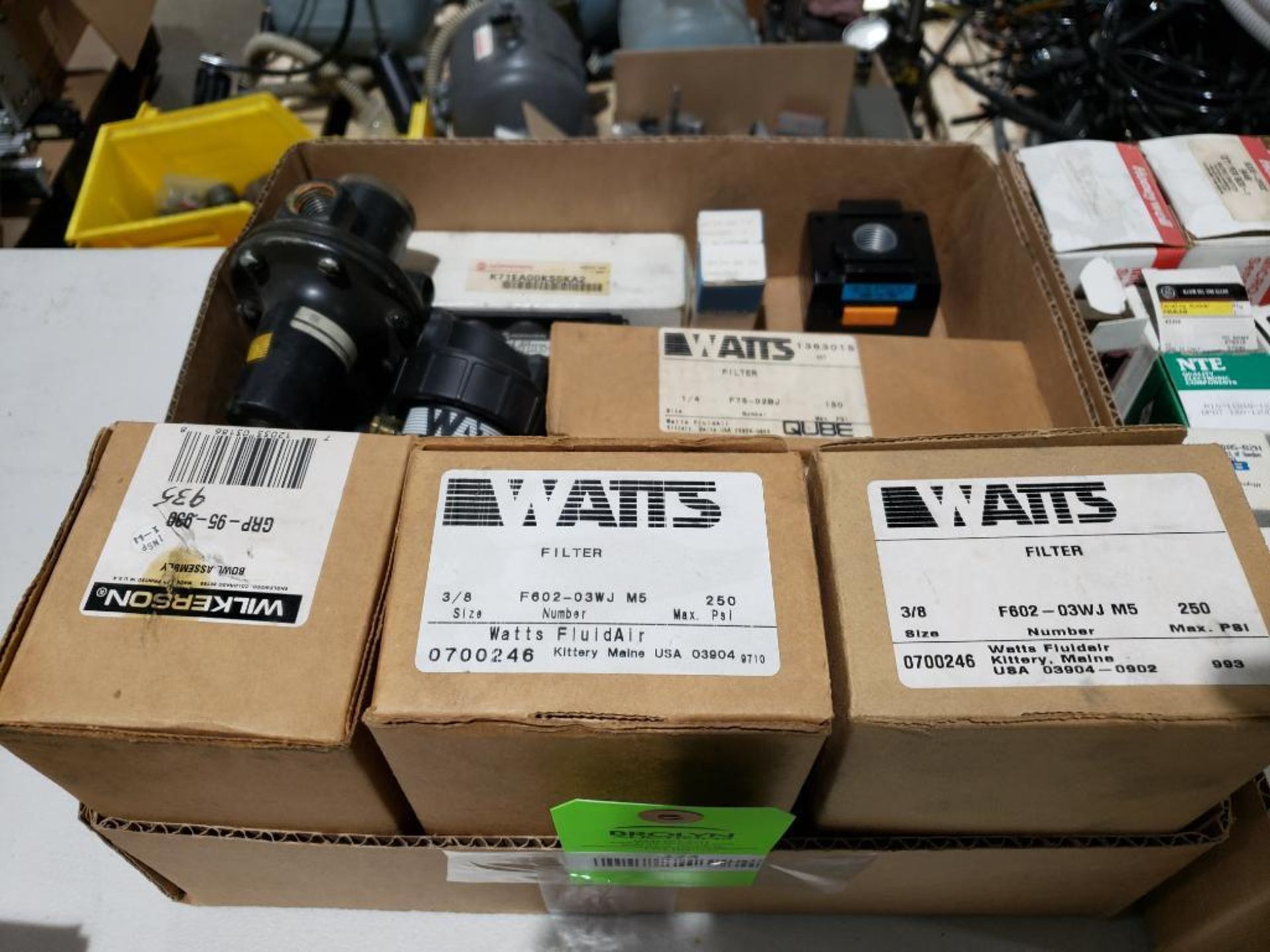 Assorted Watts pneumatic components.