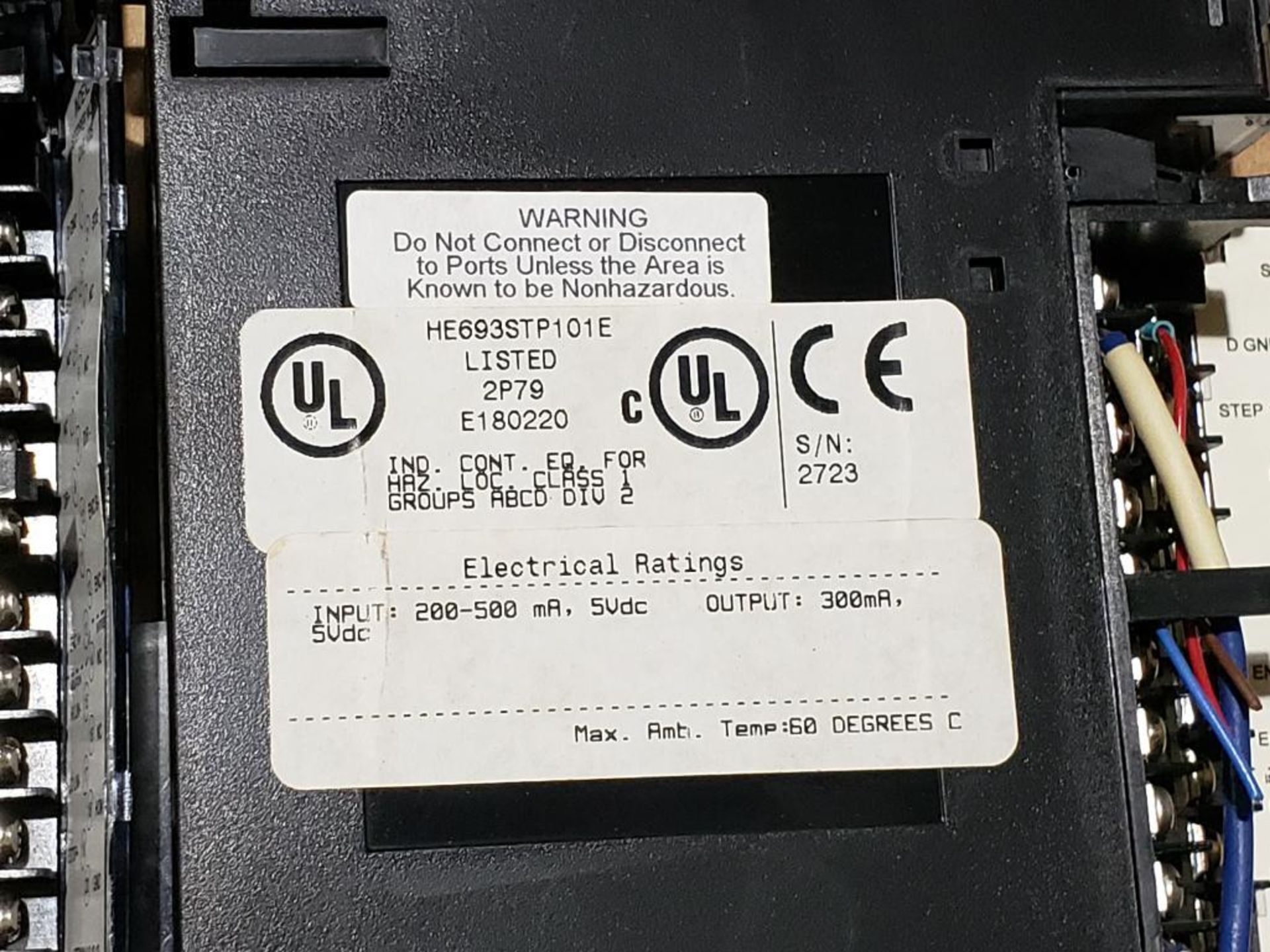 Qty 4 - GE indexer stepper module. Catalog HE693STP101E. - Image 4 of 5